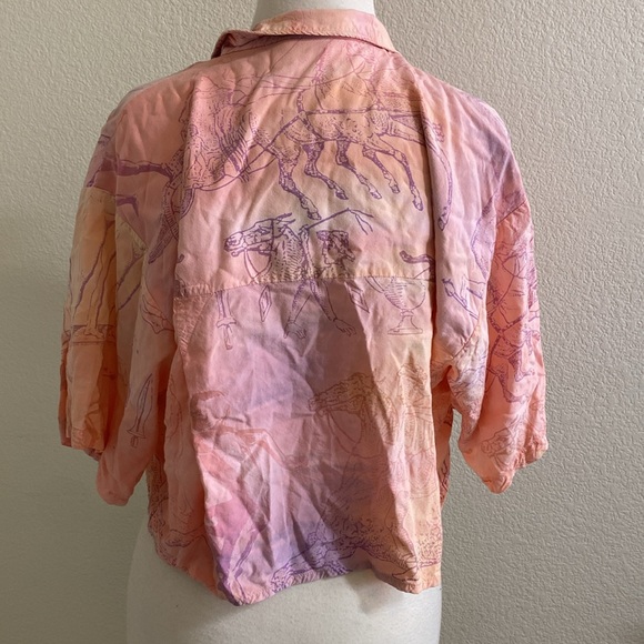 Henry Lehr Crop Collar‎ Dyed Top - Picture 5 of 7